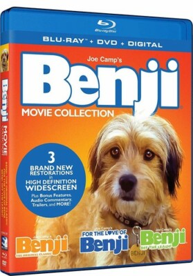 BENJI 3-Movie Collection (Original, Off The Leash, For the Love) [Blu-ray + DVD]