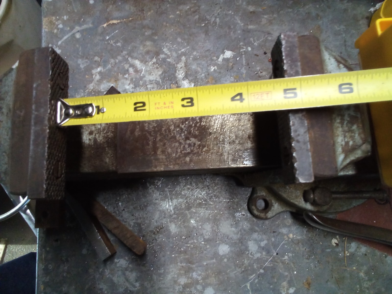 Vintage ATCO 80 Rapid Machinist Bench Vise 3" Jaw Swivel Base Original Paint