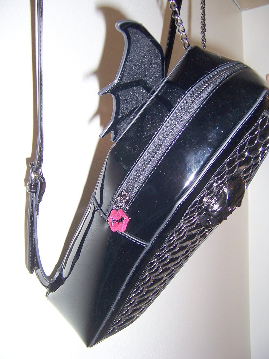 BETSEY JOHNSON KITSCH SKULLICIOUS BAT TO THE BONE BACKPACK  display picture 2
