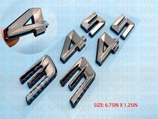 2pc 345 Badge Emblem For Mopar Hemi Passenger Driver Side Chrome Black 2pc 345 Badge Emblem For Mopar Hemi Passenger Driver Side Chrome Black