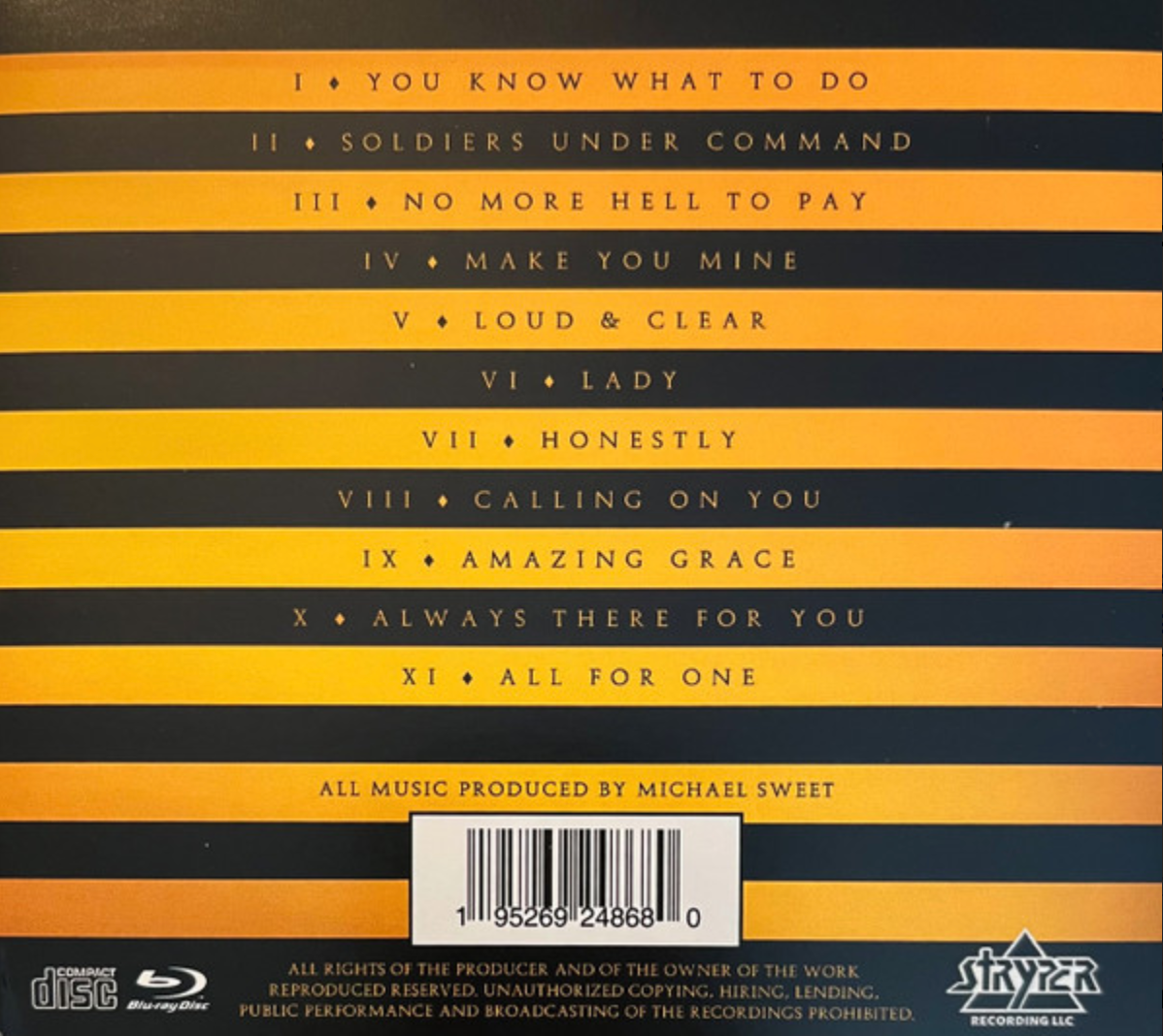 STRYPER,新品未開封,ストライパー,マイケル・スィート MICHAEL
