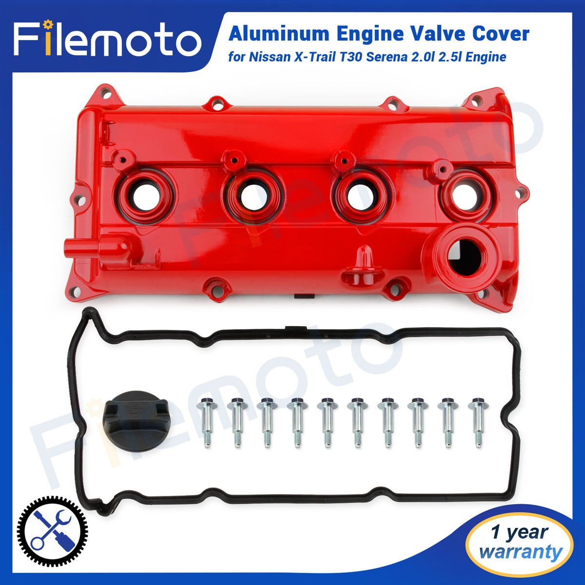 Aluminum Valve Cover for Nissan X-Trail T30 Serena 132648H303 2.0l