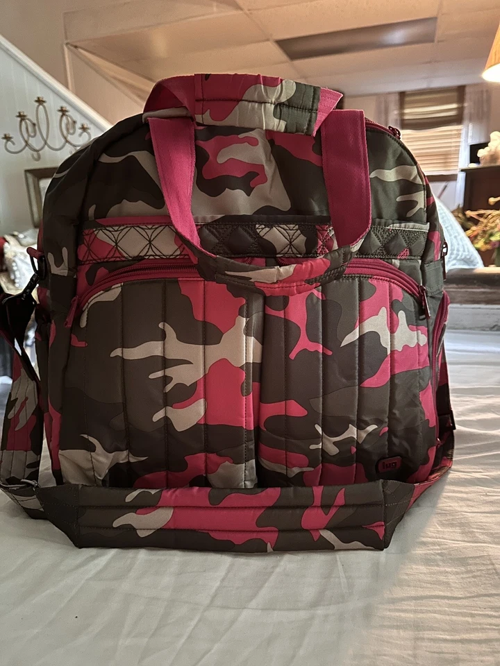 Bolso organizador grande Lug Boxer camuflaje gimnasio/almuerzo nocturno/picnic bebé Foto 2 de 4