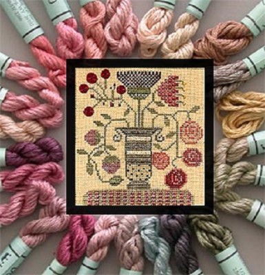 Kreinik Colonial Milkpaint Collection - 25 1/2 Skeins Kreinik Silk Mori Floss