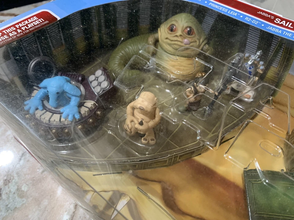 STAR WARS GALACTIC HEROES JABBA'S SAIL BARGE / RETURN OF THE JEDI TOYS-R-US NIP - Image 3 of 4