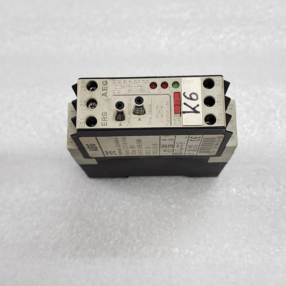 AEG ERS TIME RELAY 910-346-634-00 110-240VAC / 24V AC-DC / 42-48V AC-DC - Image 2 of 4