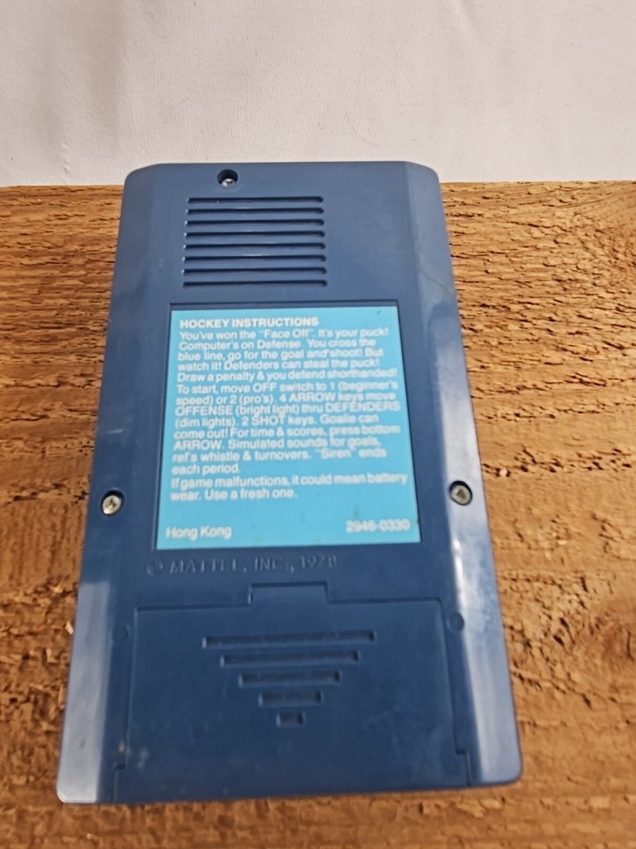 MATTEL  ELECTRONICS　HOCKEY　LSIゲーム　昭和レトロ MATTEL ELECTRONICS HOCKEY LSIゲーム 昭和レトロ VINTAGE