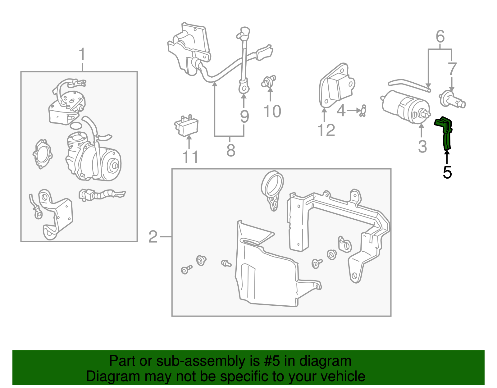 Genuine GM Air Tube 88952486 for sale online eBay