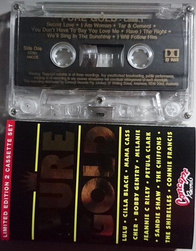 Pure Gold. Various Female Artists Limited Edition 2 x Cassettes Concept CC301C - Picture 2 of 5