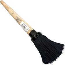 Tar Brush Roof Repair Soft Bristles Short Wooden Handle Decking Paint Coating