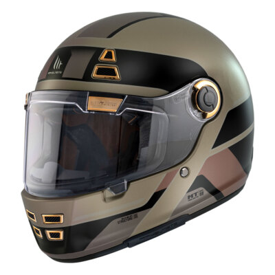 Integral Helm MT Helmets Jarama 68th C9 Brown Matte Black
