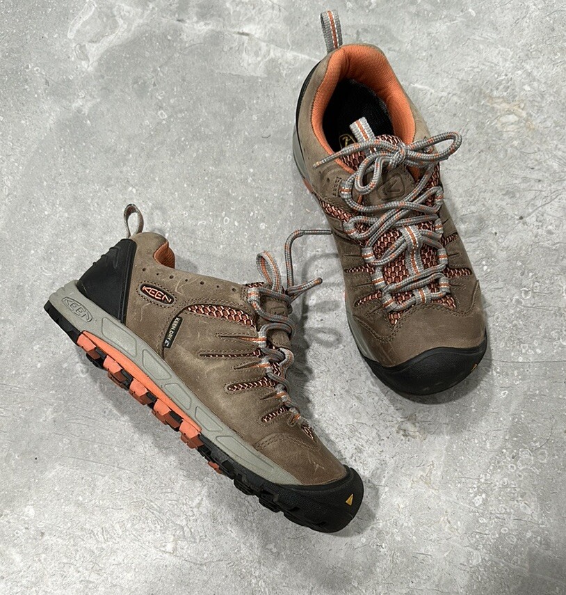 KEEN "Bryce" DONNA 5 (M) scarpe basse da trekking escursionisti MARRONE e arancione