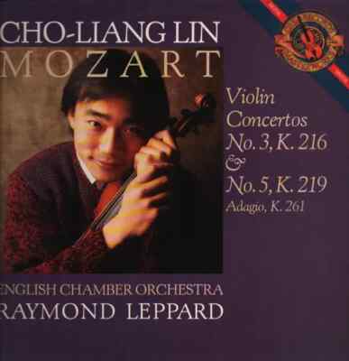 LP Cho-Liang Lin Mozart, Violin Concertos No.3, K.216 & No.5, K.219 NEAR MINT