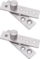 2 Pack Door Pivot Hinge 180°Rotation Hidden Door Hinge Concealing Door Hinge ...