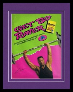 Bo Jackson 11x14 Facsimile Signed Framed 1990 Cheerios ...