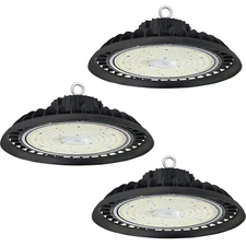 150W 3PCS LED UFO High Bay Light 18000 Lumen 5000K Daylight IP65 Waterproof