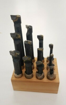 12 PC 5/8'' CARBIDE TIPPED BORING BAR SET       E186