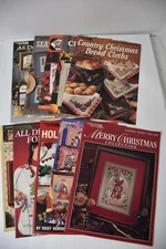 LEISURE ARTS Cross Stitch Patterns, Leaflets  Booklet  ~YOU PICK~ Holiday Theme