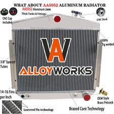 Radiator 4 Rows For 1955 1956 1957 Chevy Bel Air Belair Small Block Big Block Radiator 4 Rows For 1955 1956 1957 Chevy Bel Air Belair Small Block Big Block