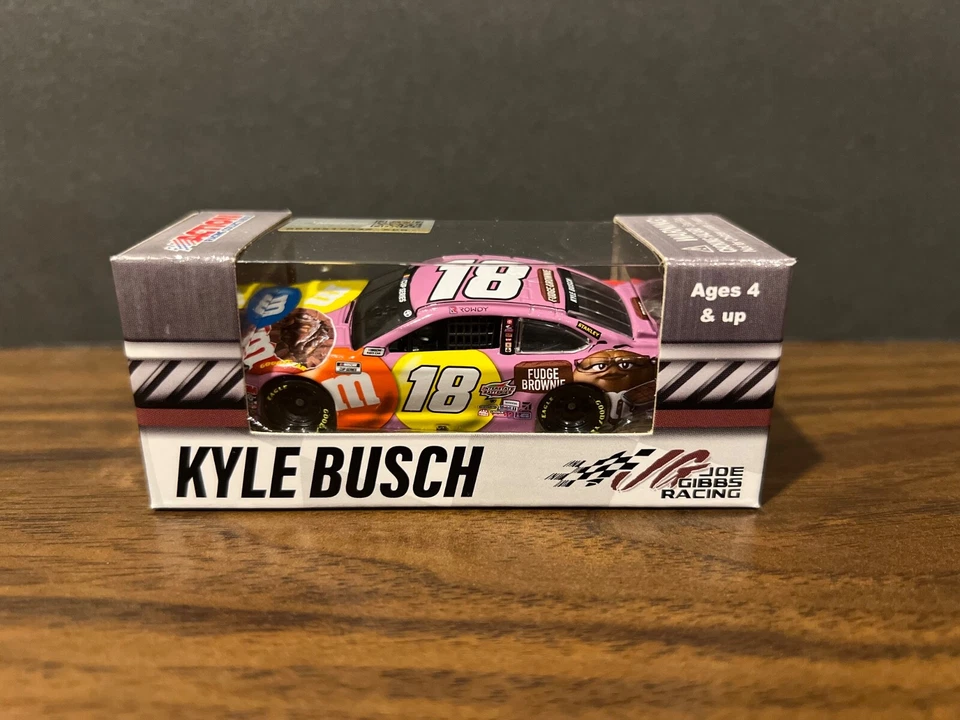 Kyle Busch 2020 #18 M&M's Fudge Brownie Gibbs Toyota Camry 1/64 NASCAR - Image 3 of 3