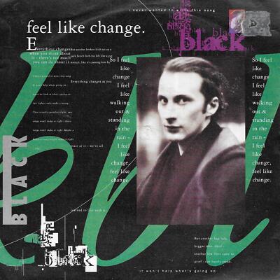SALE Black  Feel Like Change UK & Europe 45 7'' single +Picture Sleeve +Nice