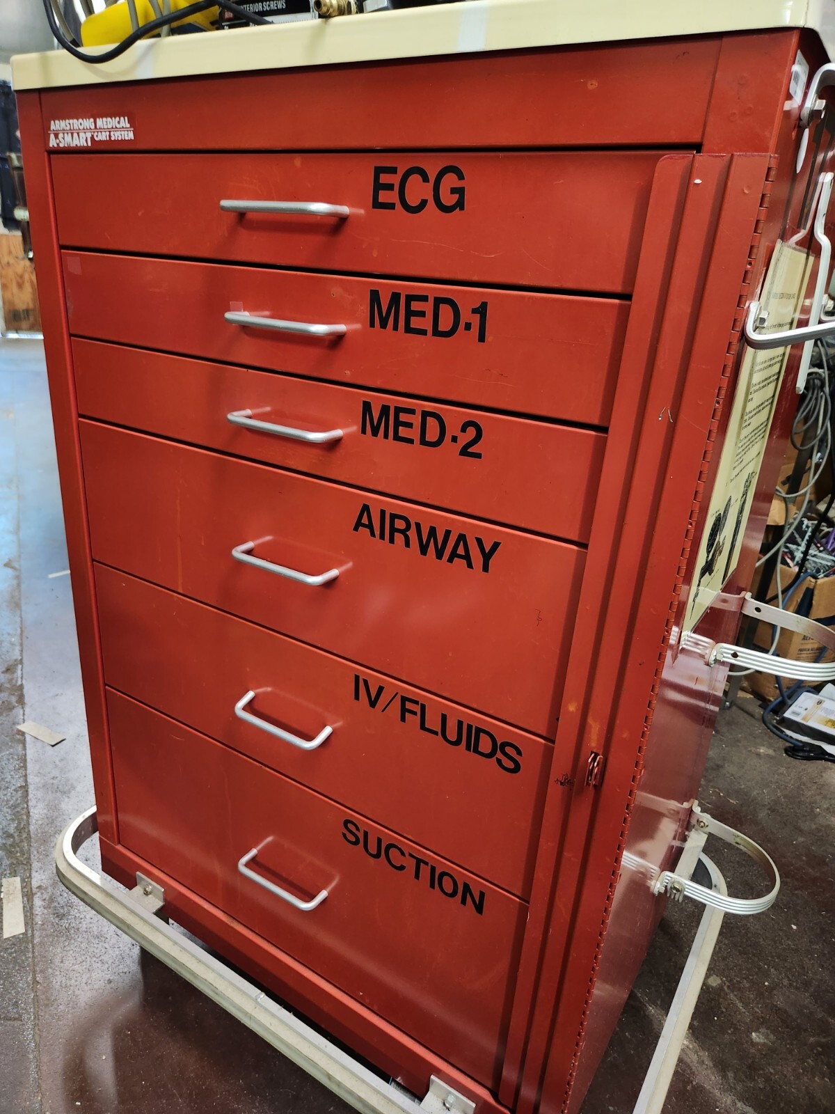 Armstrong Medical ASmart Medical Crash Cart eBay