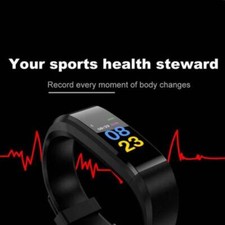 USA Sports Fitness Tracker Watch Heart Rate Blood Pleasure Activity Monitor 16