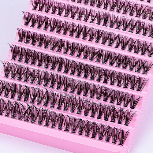 Set Extensiones de Pestañas individuales Pestañas pelo a pelo Lash Clusters - Foto 6 di 12