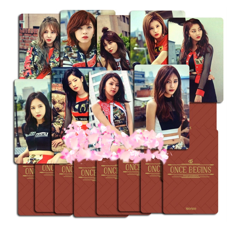 新品未開封 twice ONCE BEGINS フォトカードセット Kpop TWICE ONCE BEGINS Album Photo Card Self Made Autograph