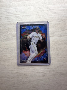 2024 Topps Finest #289 Rare Blue Refractor 29/99 Henry Davis (RC)