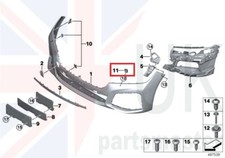 BMW 7 8 Serie G11 G12 G15 G16 F91 Neu Original Vorne Stoßstange Unterstützung