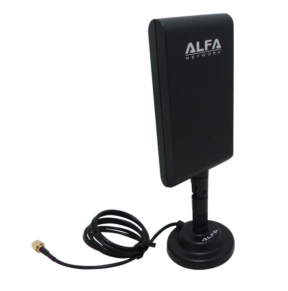 Alfa APA-M25 2.4/5 GHz dual band 10db directional antenna+ ARS-AS01 docking base - Image 2 of 4