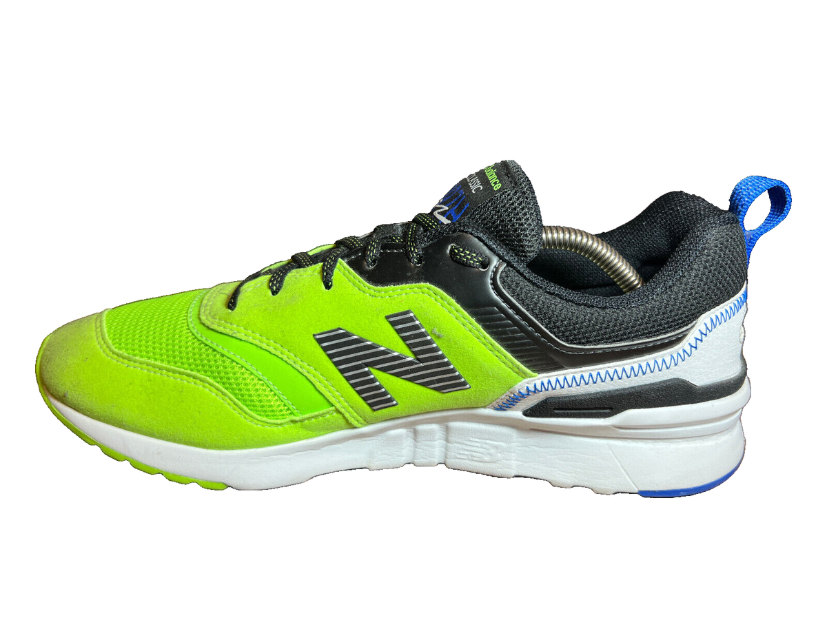 New Balance™ 997H 'ENERGY LIME BLUE' Suede Sneakers ~ CM997HFR