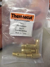 New Pack of 5 Thermal Dynamics Thermacut 54A Gas Diffusers