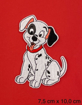 Bügelbild, Patch, Aufnäher, Aufbügler, Flicken für 101 DALMATINER* Fans/HUND