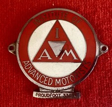 The Institute Of Advanced Motorists Car Grill Badge