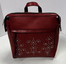 $110 New Mellow World Maroon Women's Medium M 2 In 1 Top Handle Backpack Handbag