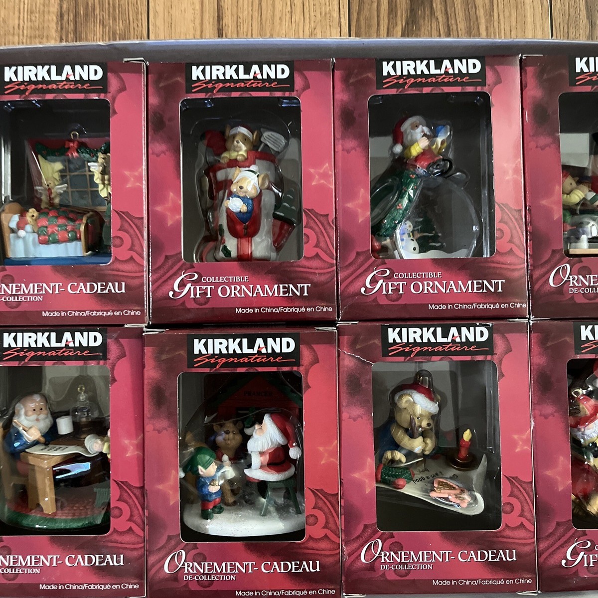 NOS Lot of 9 Kirkland Signature Collectable Gift Christmas