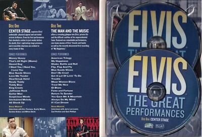 ELVIS : THE GREAT PERFORMANCES - ELVIS PRESLEY - Music DVD / 2