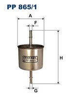 Filtron PP 865/1 Kraftstofffilter For Ford USA