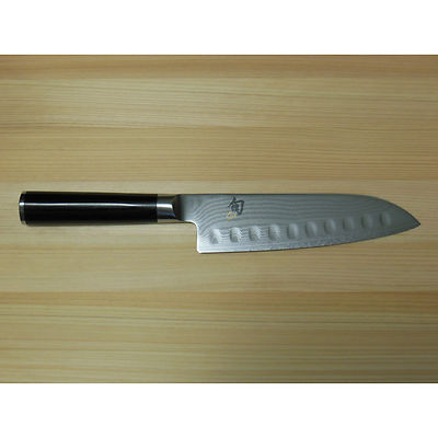 New Shun Classic Hollow Ground 7'' Santoku Knife DM0718 DM 0718 Kochmesser Chef