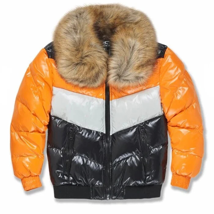 JORDAN CRAIG (KIDS) ORANGE SUGAR HILL PUFFER JACKET