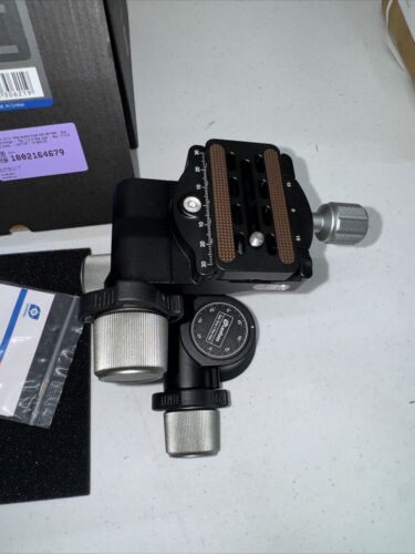 Leofoto GW-01 3-Way Tripod Head Ball Head with Plate /Arca Swiss - Picture 3 of 8