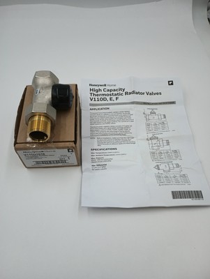 HONEYWELL V110D1016 THERMOSTATIC 1'' STRAIGHT VALVE FOR HIGH CAPACITY RADIATOR