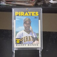 Topps 1986 Traded Barry Bonds #11T Rookie Pittsburgh Pirates Baseball Card. rookie card picture