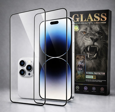 2X Display Full Panzerfolie Schutzglas für iPhone 17 16 15 14 13 12 11 Pro Max