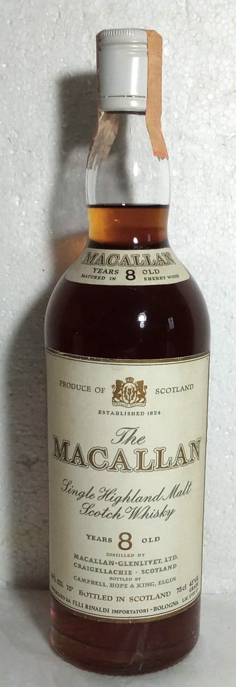 MACALLAN 8 yo cl 75 gr 43 cod. SC 295