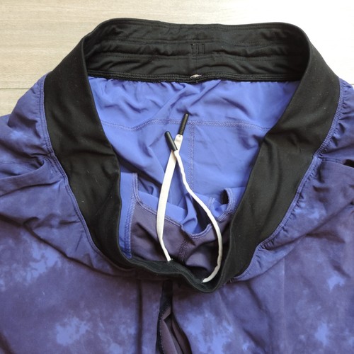 Lululemon T.H.E. Short 10 Liner Mens Large Purple Tie Dye Lightweight Training - Picture 3 of 9