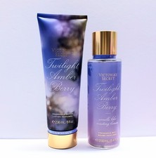 Victoria's Secret TWILIGHT AMBER BERRY Fragrance Lotion and Fragrance Mist 2pcs 