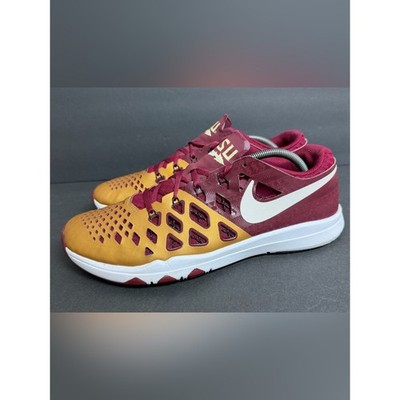 Nike Train Speed 4 FSU Maroon Gold Men's Athletic Sneaker 844102-617 SIZE 12